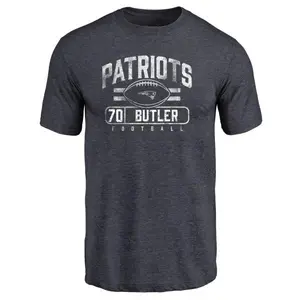 Men's Adam Butler New England Patriots Flanker Tri-Blend T-Shirt - Navy