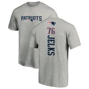 Men's Andrew Jelks New England Patriots Backer T-Shirt - Ash