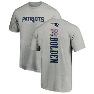 Men's Brandon Bolden New England Patriots Backer T-Shirt - Ash