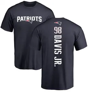 Men's Carl Davis Jr. New England Patriots Backer T-Shirt - Navy