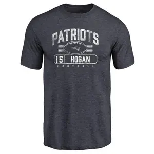 Men's Chris Hogan New England Patriots Flanker Tri-Blend T-Shirt - Navy