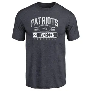 Men's Corey Vereen New England Patriots Flanker Tri-Blend T-Shirt - Navy