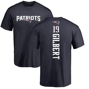 Men's Garrett Gilbert New England Patriots Backer T-Shirt - Navy