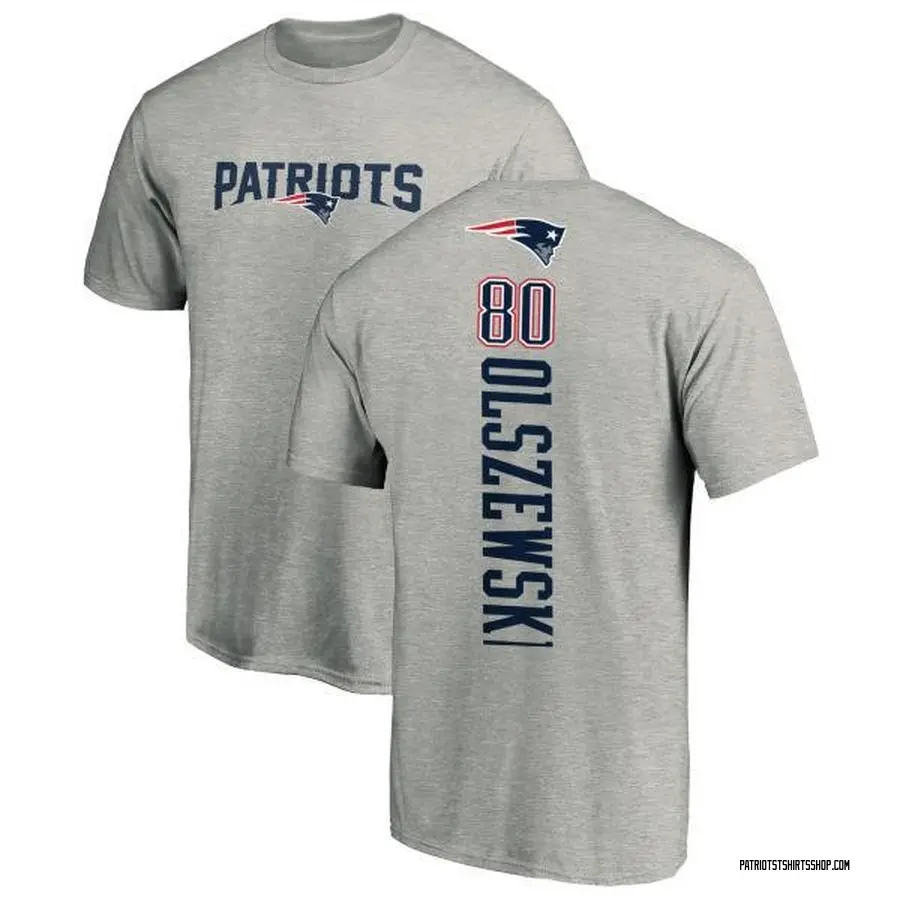 New England Patriots Backer T-Shirt - Ash