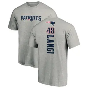 Men's Harvey Langi New England Patriots Backer T-Shirt - Ash