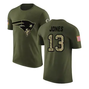 Men's Jack Jones New England Patriots Olive Salute to Service Legend T-Shirt
