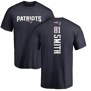 Men's Jonnu Smith New England Patriots Backer T-Shirt - Navy