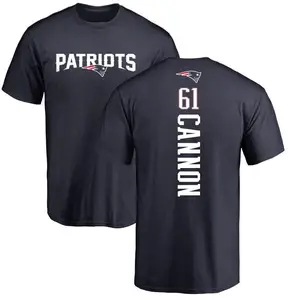 Men's Marcus Cannon New England Patriots Backer T-Shirt - Navy