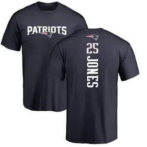 Men's Marcus Jones New England Patriots Backer T-Shirt - Navy
