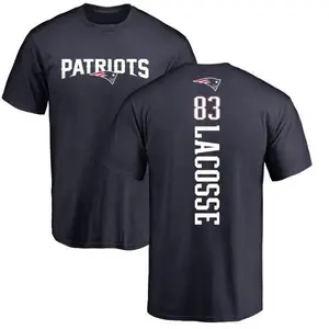 Men's Matt LaCosse New England Patriots Backer T-Shirt - Navy
