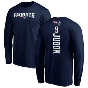 Men's Matthew Judon New England Patriots Backer Long Sleeve T-Shirt - Navy