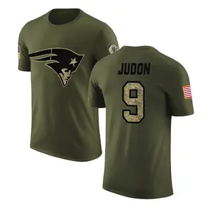 Men's Matthew Judon New England Patriots Olive Salute to Service Legend T-Shirt