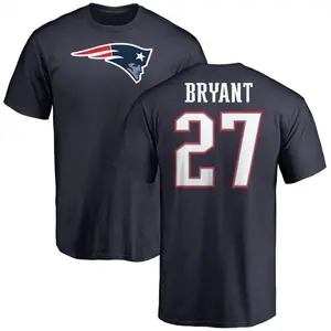 Men's Myles Bryant New England Patriots Name & Number Logo T-Shirt - Navy