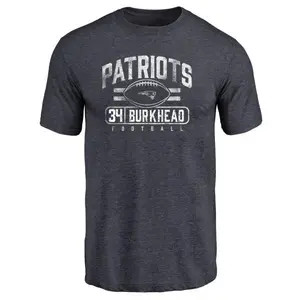 Men's Rex Burkhead New England Patriots Flanker Tri-Blend T-Shirt - Navy