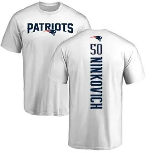 Men's Rob Ninkovich New England Patriots Backer T-Shirt - White