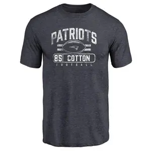 Men's Sam Cotton New England Patriots Flanker Tri-Blend T-Shirt - Navy