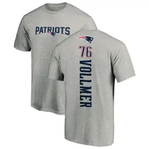 Men's Sebastian Vollmer New England Patriots Backer T-Shirt - Ash