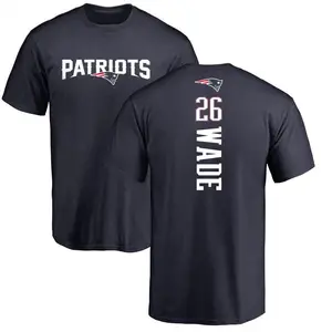 Men's Shaun Wade New England Patriots Backer T-Shirt - Navy