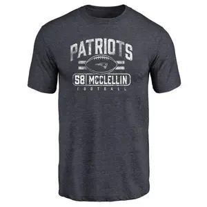 Men's Shea McClellin New England Patriots Flanker Tri-Blend T-Shirt - Navy