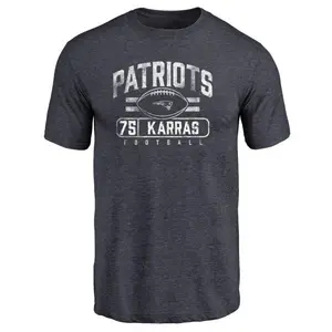 Men's Ted Karras New England Patriots Flanker Tri-Blend T-Shirt - Navy