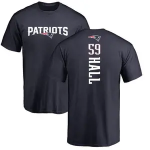 Men's Terez Hall New England Patriots Backer T-Shirt - Navy