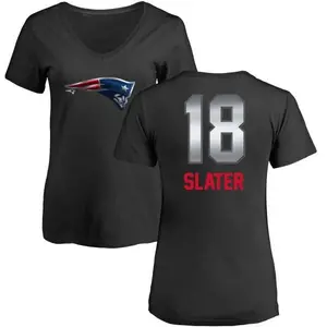 Women's Matthew Slater New England Patriots Midnight Mascot T-Shirt - Black
