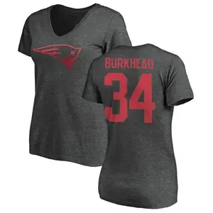 Women's Rex Burkhead New England Patriots One Color T-Shirt - Ash