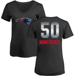 Women's Rob Ninkovich New England Patriots Midnight Mascot T-Shirt - Black