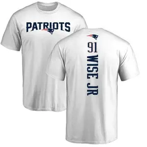 Youth Deatrich Wise Jr. New England Patriots Backer T-Shirt - White