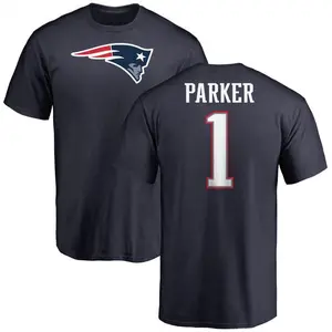Youth DeVante Parker New England Patriots Name & Number Logo T-Shirt - Navy