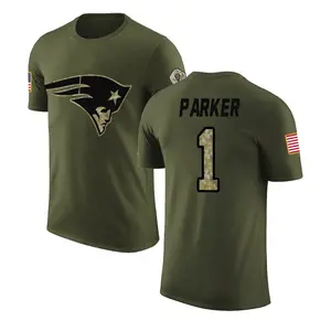 Youth DeVante Parker New England Patriots Olive Salute to Service Legend T-Shirt