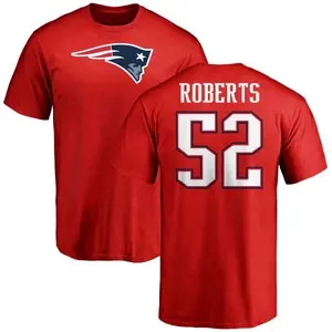 Youth Elandon Roberts New England Patriots Name & Number Logo T-Shirt - Red