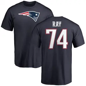 Youth LaBryan Ray New England Patriots Name & Number Logo T-Shirt - Navy