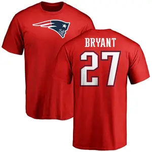 Youth Myles Bryant New England Patriots Name & Number Logo T-Shirt - Red