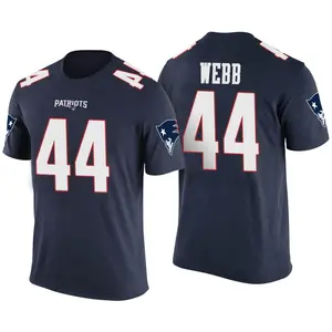 Youth Raleigh Webb New England Patriots Navy Color Rush Legend T-Shirt